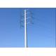 90FT Electrical Power Pole 12 Sides Shape Galvanised Low Voltage Steel Tubular Pole