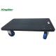 Anti Slip Rubber Matted Plywood Small Furniture Dolly Pu Caster 450kg Capacity