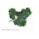 Indoor Decoration Silk Plastic Iron Wire Artificial Green Ficus Tree Branches