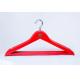 Hot Traditional Chinese Red  Wooden Suit Hangers With Bar and Notches/44.5CM*1.2CM for Wedding