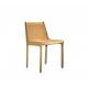 NISIDA YOUNG Fiberglass Arm Chair Fully Leather Upholstered Material