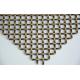 Crimped 2 Inch Woven Wire Mesh Panel For Cabinet Insert