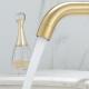 Standard Size Stainless Steel Basin Faucet With Hot Cold Water