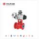 High Performance PFA Lined Ball Valve 6 Inch 200psi Pressure For Power Plant