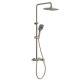 Bathroom Rainfall Shower Head System Wall Mount With Handheld Spray