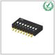 UL 1.27mm Half Pitch DIP Switch With Gull Wing Lead