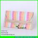 LUDA striped clutch straw bags paper straw purses and handbags