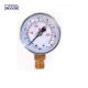 60mm Air Stainless Steel Pressure Gauge Dual Scale Bottom Connection