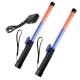 54cm Length LED Warning Lamp Traffic Signal Baton Handheld Plastic Led Flashing Light Flashing Guide Wand