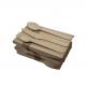 100cm Birchwood Disposable Wooden Cutlery Set Customized Wrapped For Restaurant