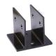 Custom Metal Black Floating Shelf Bracket Hardware Supports Hidden Invisible L Shelves Brackets 290g