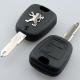 high quality peugeot 307 replacement remote keys with engineering plastics+brass