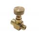 1/4 NPT Male * 1/4 NPT Female Brass Needle Valve High Pressure