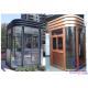 Temporary Entrance Exit Security Parking Booth Stainless Steel Material