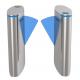1.2mm SUS304 Flap Access Control Turnstile Gate 0.2s For Gym Metro