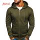 Men'S Full Zip Up Hoodie Jacket Long Sleeve Hoodie Lightweight