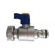 Aluminum Handle Brass Forged Ball Valve Easy Fixing Customized Design Available
