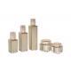 Family Set Square Gold Cosmetic Packaging Bottles 30/60/120ml For Skincare