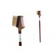 Comb Eye Brow Brush Set Promotion Bristle Hair 110mm Long Handle