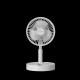 Portable Retractable Fan With Night Light Folding Wireless Abs Battery 5200mah Small