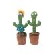 Plush Recording Repeating Singing Dancing Cactus 33cm