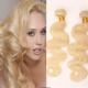 Body Wave virgin brazilian hair weft  brazilian  weave hair blonde 613 platinum blonde