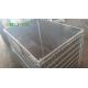 Collapsible Pallet Rack Wire Decking , Wire Mesh Cage  Improve Warehouse Efficiently