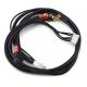 2S High Current Charge Cable w/4mm & 5mm Solid Bullet Connector 10/12/14awg 610mm