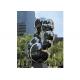 Stainless Steel High Polished Large Garden Ball Sculpture for Urban Landscape