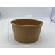 Kraft Disposable Food Container 1000ML Paper Bowls For Restaurant
