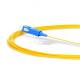 Orange APC SC Ethernet Fiber Optic Cable UPC LSZH PVC SM 3.0mm
