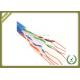 Cat6 Utp Network Fiber Cable Solid Copper Pass Fluke Test 4 Pair 305m