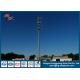 Powder Coated Galvanized 3G Telecommunication Towers For Cell Phone Signal