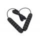 KSX-TS1 Professional Exercise Jump Rope Adjustable Speed Black Soft Handle