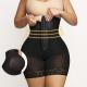 2023 Latex Waistband Fajas Colombianas Tummy Control Body Shaper for Plus Size Women