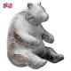Custom Color Life-size Bronze Animal Sculpture Hand-forged Stainless Steel Panda Statues