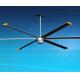 16 FT 4.9M Brushless Ceiling Fan Silver Color With Gearless BLDC Motor