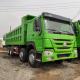 WD615.47.D12.42 Engine Sinotruk HOWO 6X4 Green Color Secondhand Used Tipper Dump Truck