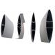 Oval Shaped Standard Aluminium Extrusion Profiles Louver Blade