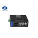 8x10/100/1000 Base T Fast Ethernet Media Converter 4x100/1000 Base X SFP