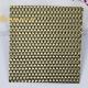 0.85mm Thickness Embossed Stainless Steel Sheet Gold Honeycomb Pattern Wall Decorative
