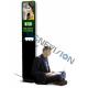 Indoor Moble Phone Charging Station Digital Signage Totem 21.5 inch lcd advertising player cell phone charging kiosk