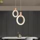 Wood LED Nordic Pendant Light For Showroom Hotel  Indoor