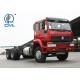 SINOTRUK SWZ 6X4TRACTOR TRUCK 10tires 371hp Prime Mover with Semi trailer  Red color