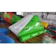 Inflatable Mini Iceberg For Water Parks With Slide Green And White