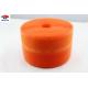 Orange 50 mm printed touch tape hook and loop fastener Two In One Same Side