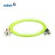 OM5 Duplex 2.0mm Lemon Green  Optical Fiber Patch Cord SC To FC UPC Jumper Wires