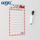 Washable A3 A4 White Sticky Dry Erase Board ISO 9001 Certified Without Residue