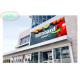 High brightness full-color outdoor P 6 fixed LED screen mounted on the wall for advertising