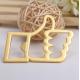Coo Innovative Wedding Favor Gold Plated Thumb Up Like Beer Bottle Opener, Promotion Gift